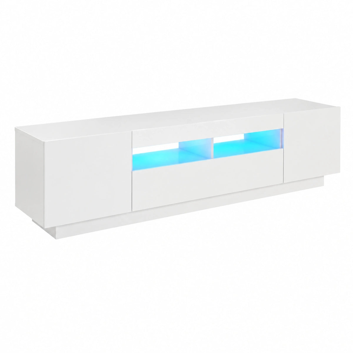 Schrank – 200 × 35 × 40 cm, mit LED-Beleuchtung