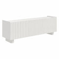 Lowboard – 144 cm, skandinavischer Stil, ovale Form, aus MDF, für Wohnzimmer