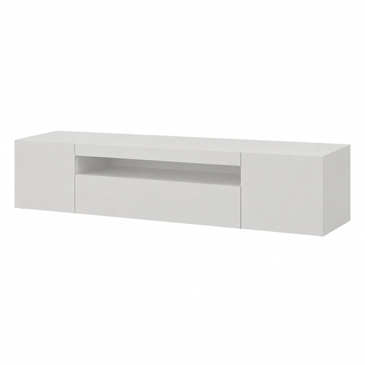 TV-Schrank – 200 × 40 × 37 cm, mit mehreren Türen, für Wohnzimmer