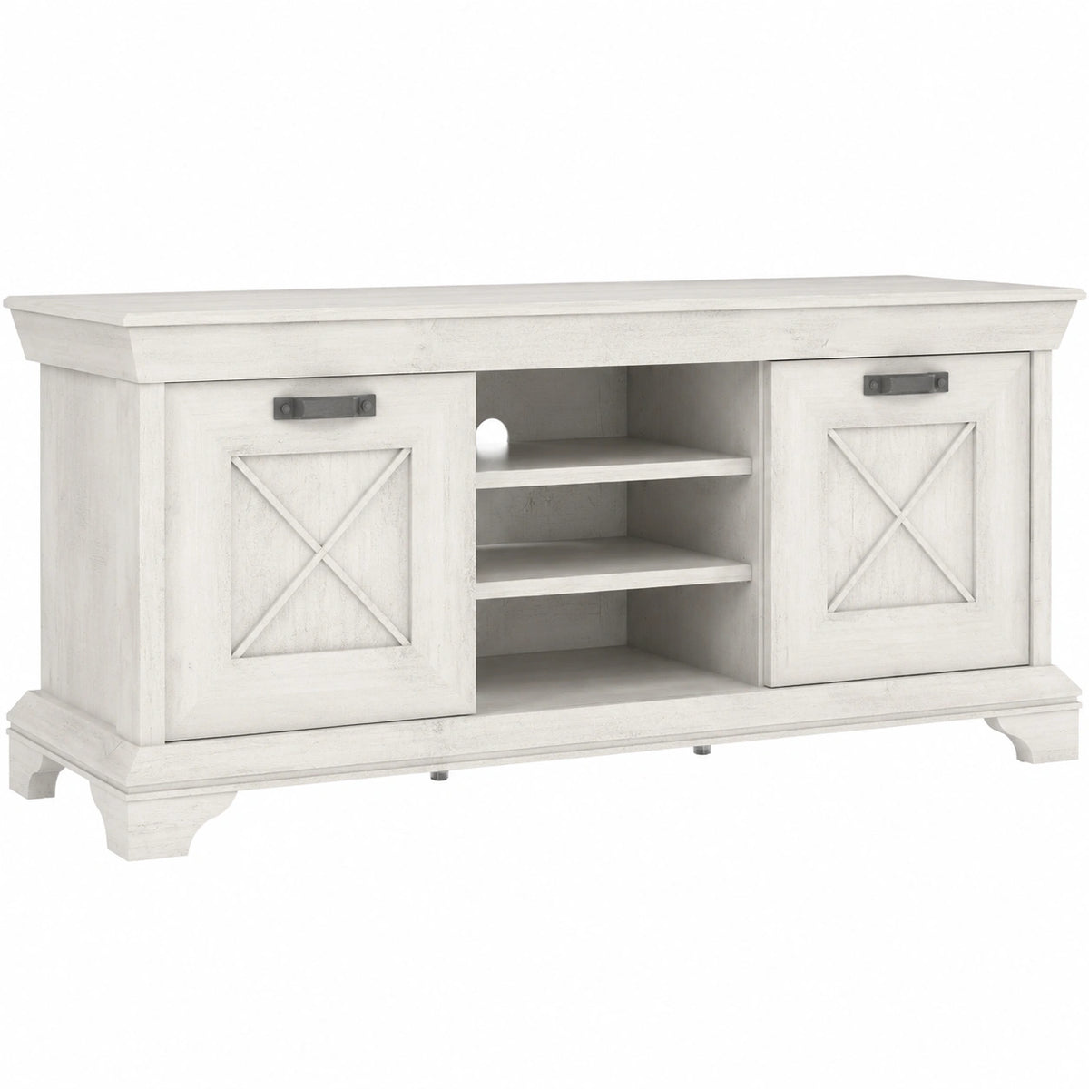 Lowboard – 147,4 × 66,3 × 48,2 cm, Landhausstil, für Wohnzimmer und Büro